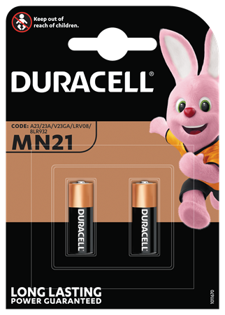 Duracell Security MN21 alkaliskt  10x2-p